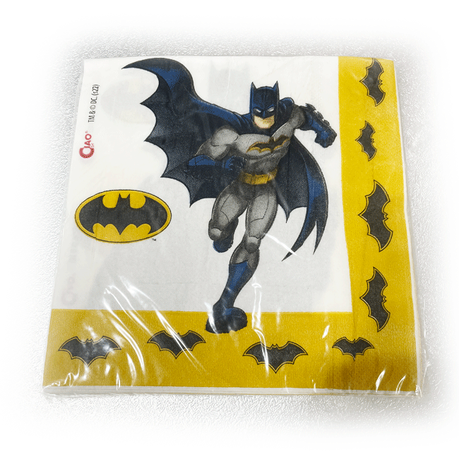 Maschera Carta Batman 8pz